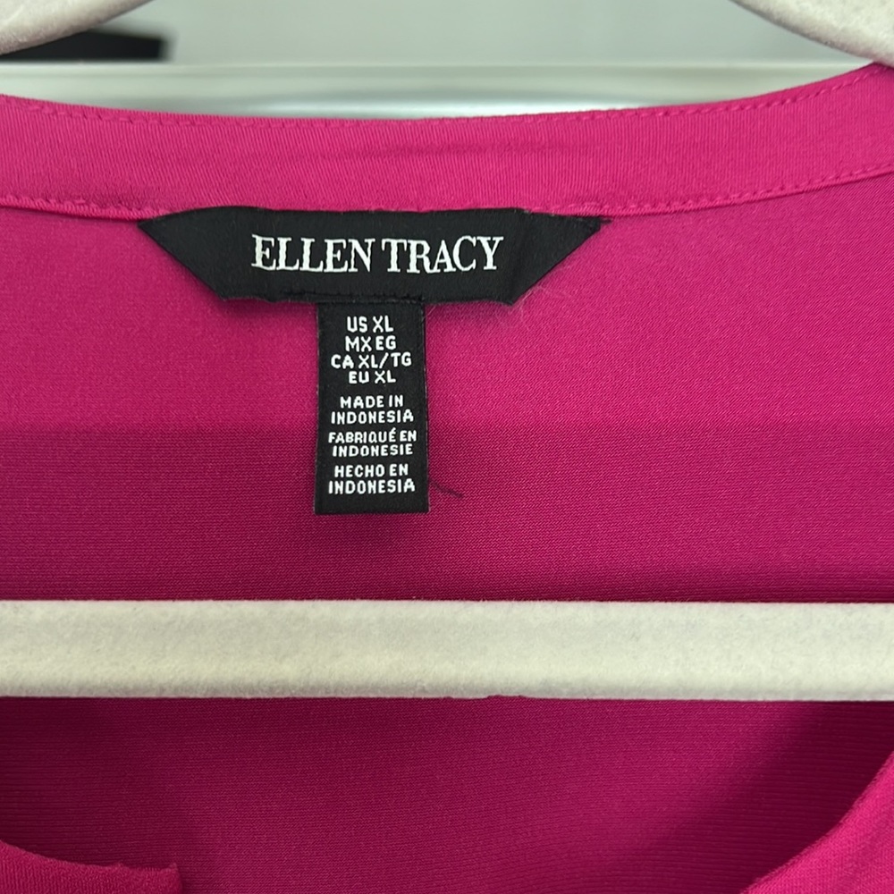 Ellen Tracy 3/4 sleeve top size XL - Picture 2 of 7